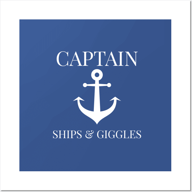 BOATING / CAPTAIN SHIPS & GIGGLES Wall Art by DB Teez and More